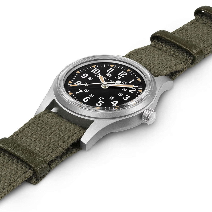 Часы Hamilton Khaki Field H69399930 — механические, сталь