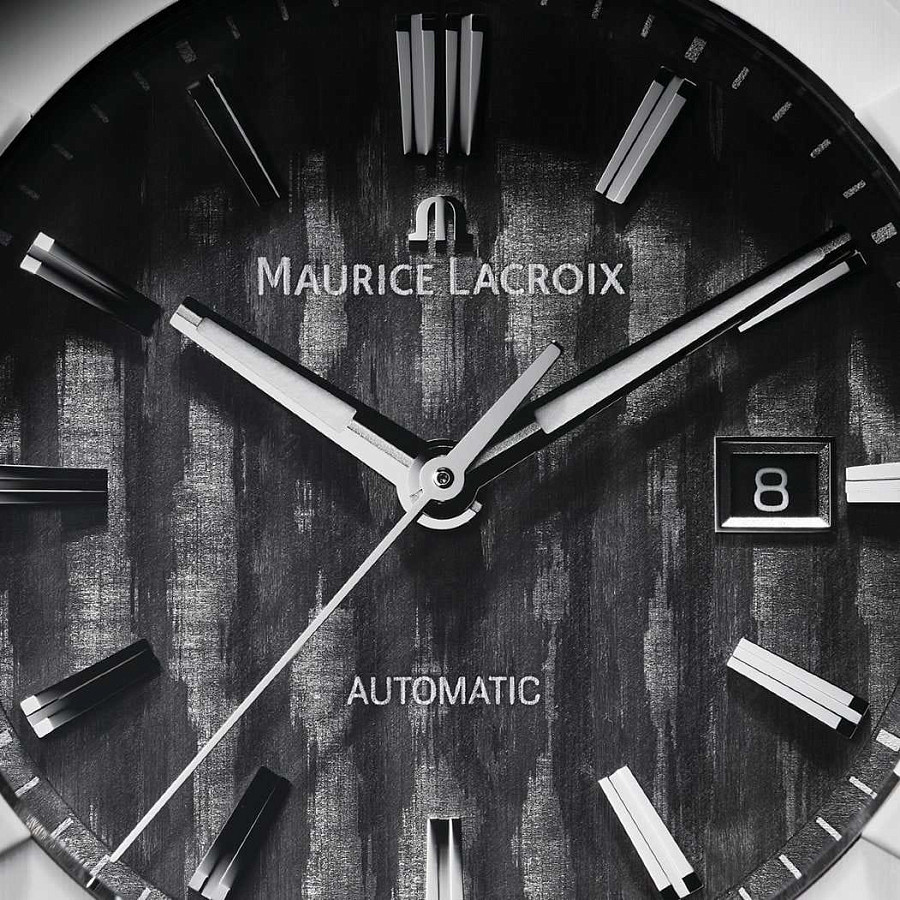 Часы Maurice Lacroix Aikon Automatic 43 mm AC6008-SSL70-330-2 — механические, сталь металл