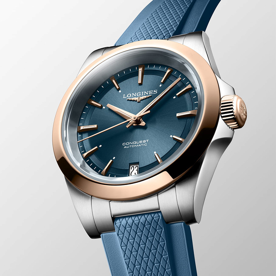 Часы Longines Conquest L3.430.5.92.9 — механические, металл сталь