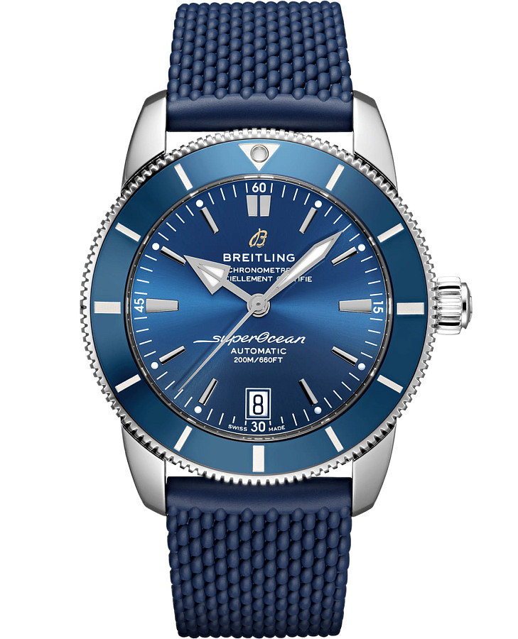 Часы Breitling Superocean Heritage B20 Automatic 42 AB2010161C1S1 — мужские, синий