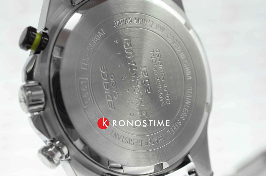 Часы Casio Edifice Scuderia AlphaTauri Limited Edition EFS-S580AT-1A — мужские, нержавеющая сталь