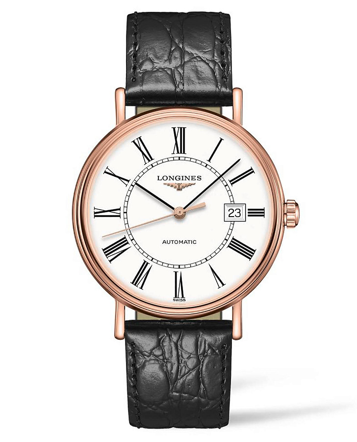 Часы Longines Presence L4.922.1.11.2 — мужские, белый