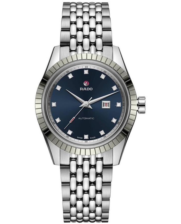 Часы Rado Hyperchrome Automatic Diamonds R33101713 — мужские, синий