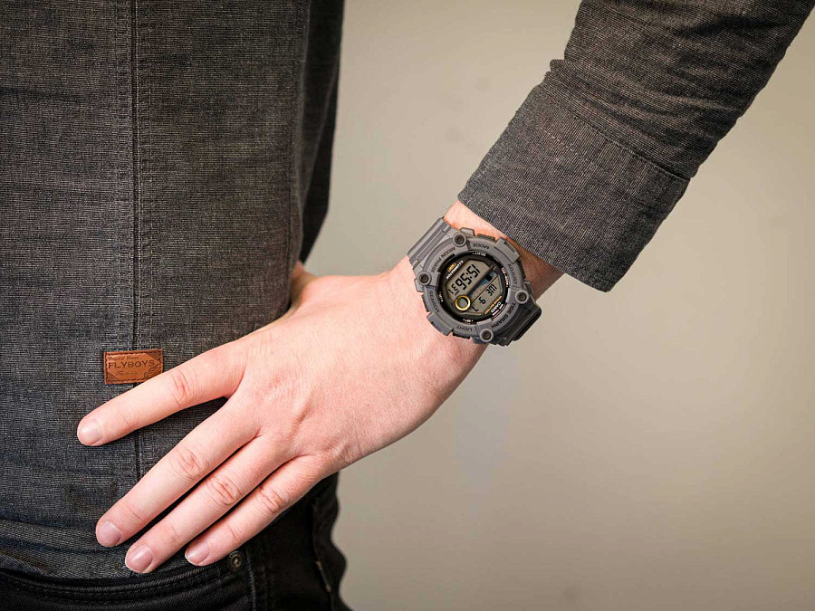 Часы Casio Collection WS-1300H-8AVEF — кварцевые, пластик