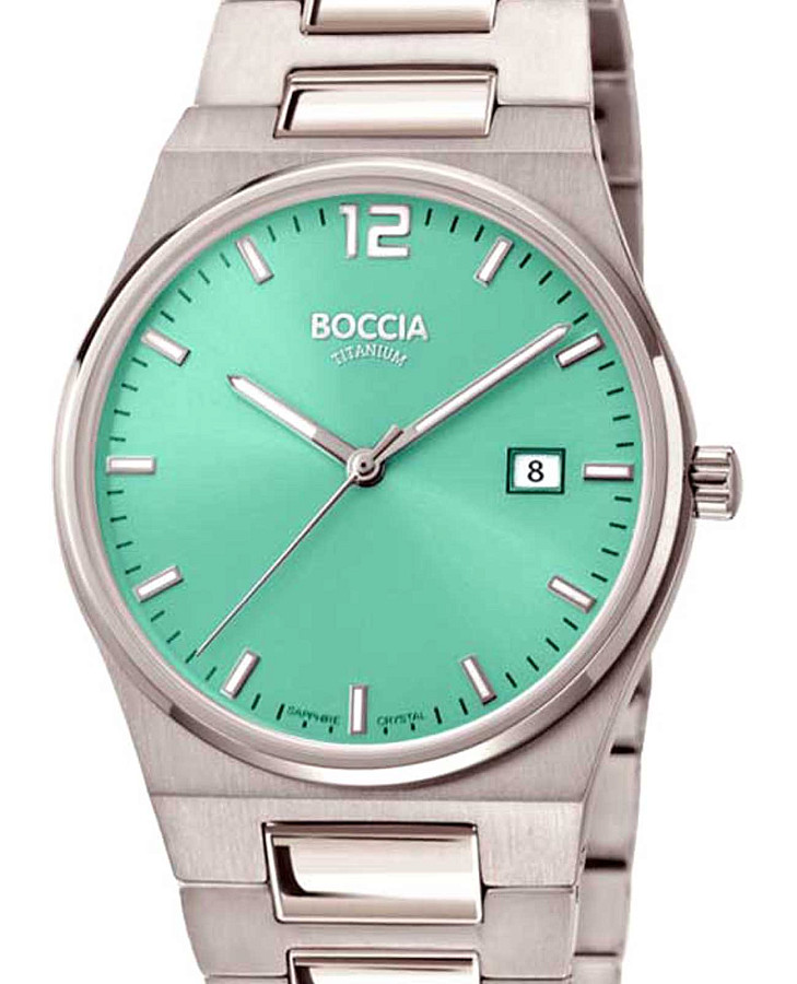 Часы Boccia Titanium Circle-Oval 3357-02 — кварцевые, титан