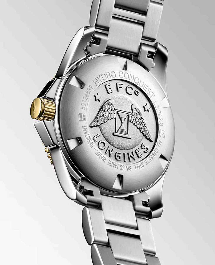 Часы Longines HydroConquest L3.742.3.96.7 — металл сталь, Швейцария