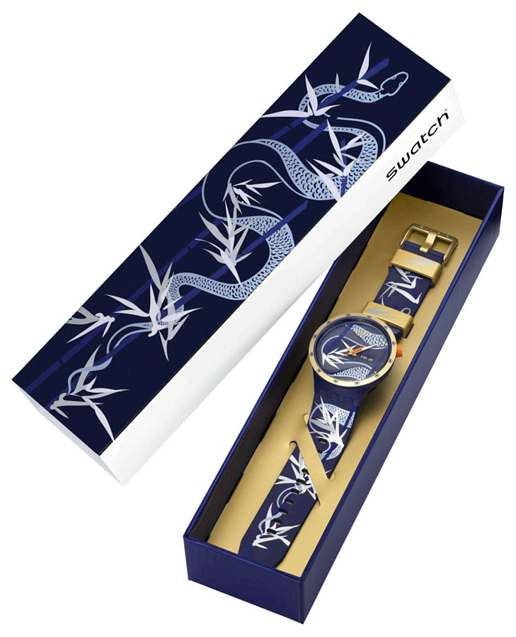 Часы Swatch Big Bold Biosourced Standard SB05Z700 — биоматериал, мужские
