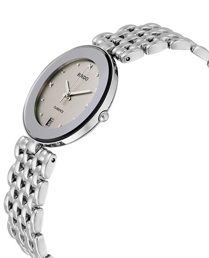 Часы Rado Florence Rondo R48792103 — кварцевые, сталь металл