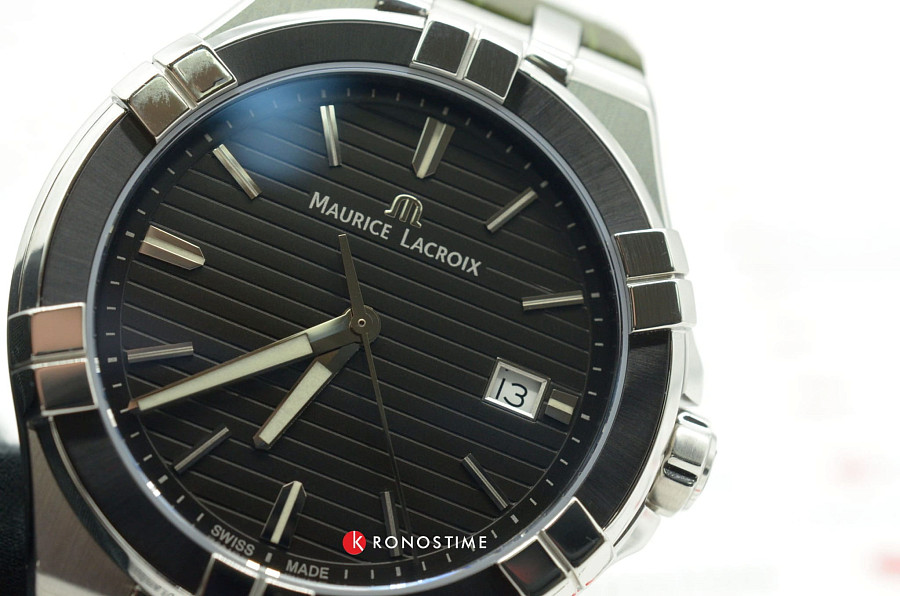 Часы Maurice Lacroix Aikon Quartz AI1008-PVB21-330-1 — сталь металл, Швейцария