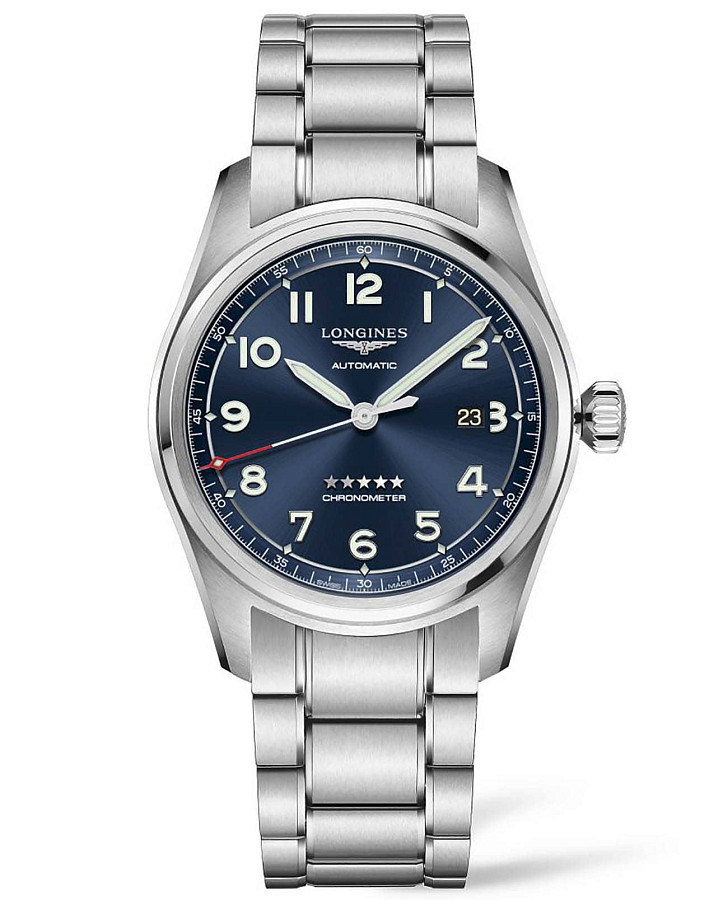 Часы Longines Spirit L3.811.4.93.6 — мужские, синий