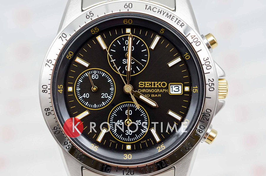 Часы Seiko Spirit Chronograph SBTQ043 — металл сталь, Япония