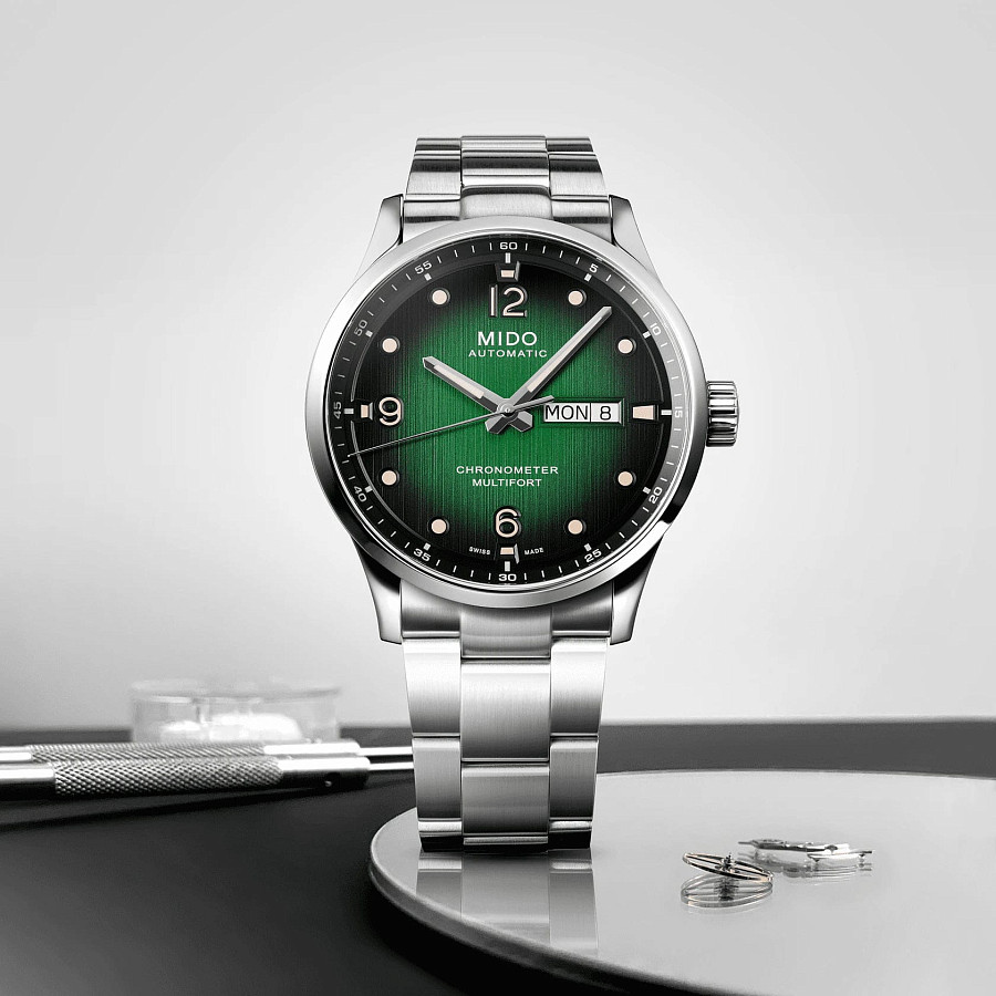 Часы Mido Multifort M Chronometer M038.431.11.097.00 — артикул M0384311109700