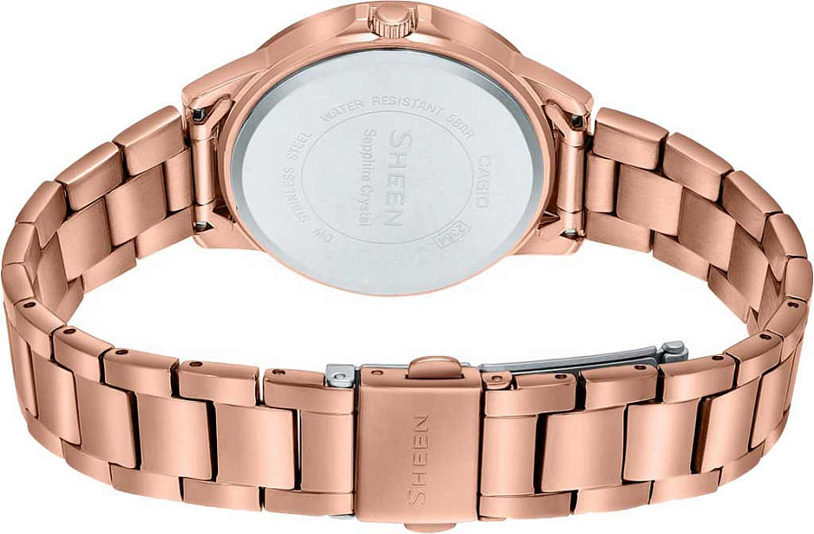 Часы Casio Sheen SHE-3516PG-9AUEF — сталь металл, Япония