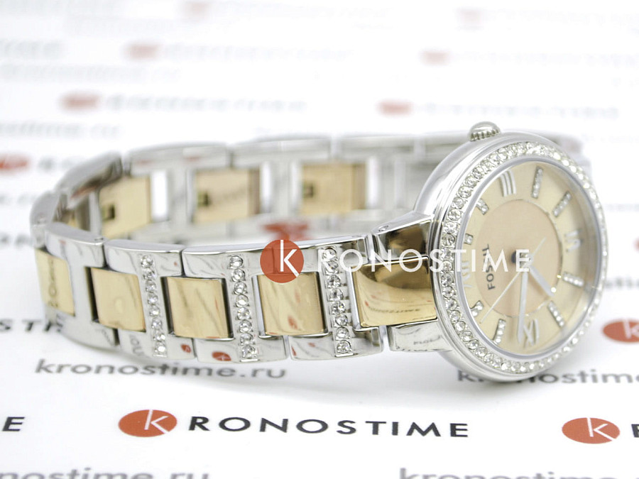 Часы Fossil Carlie ES3405 — сталь металл, США
