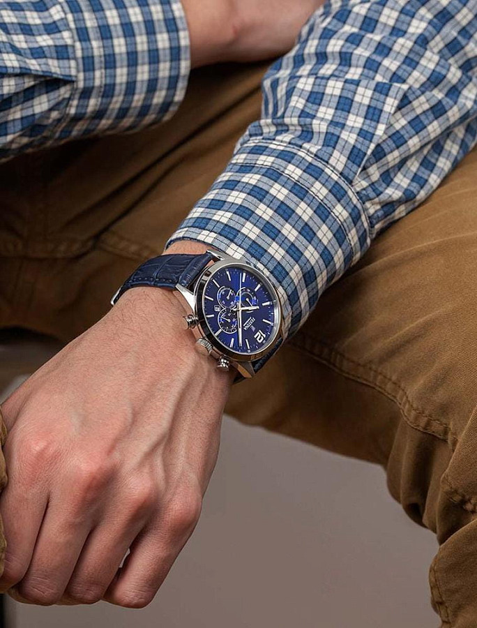 Часы Festina Timeless Chrono F20542/4 — кварцевые, металл сталь