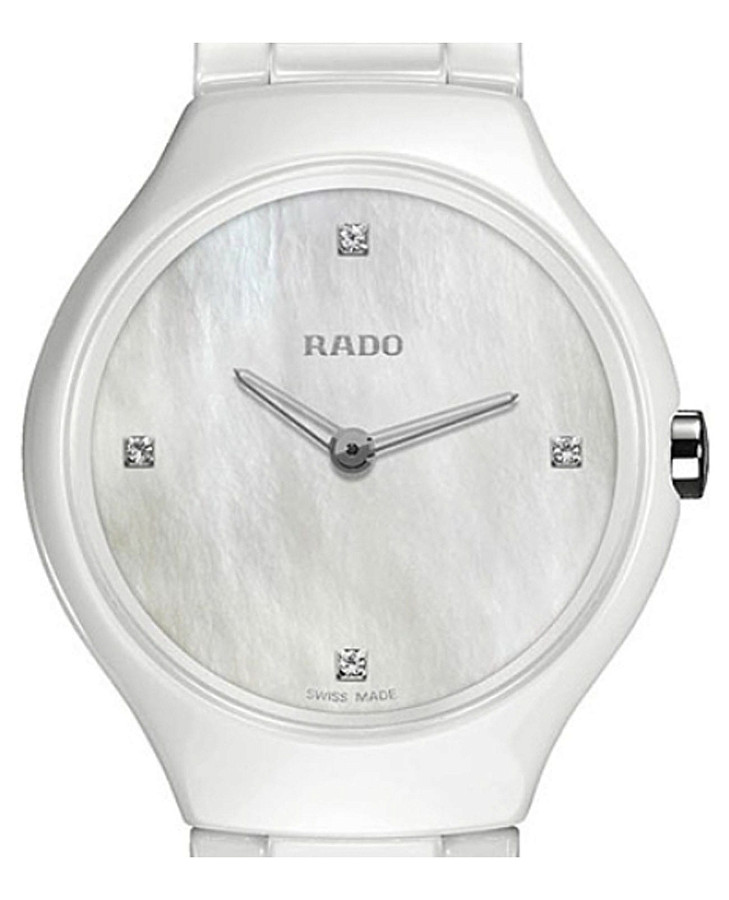 Часы Rado True Thinline R27958902 — высокотехнологичная керамика, женские