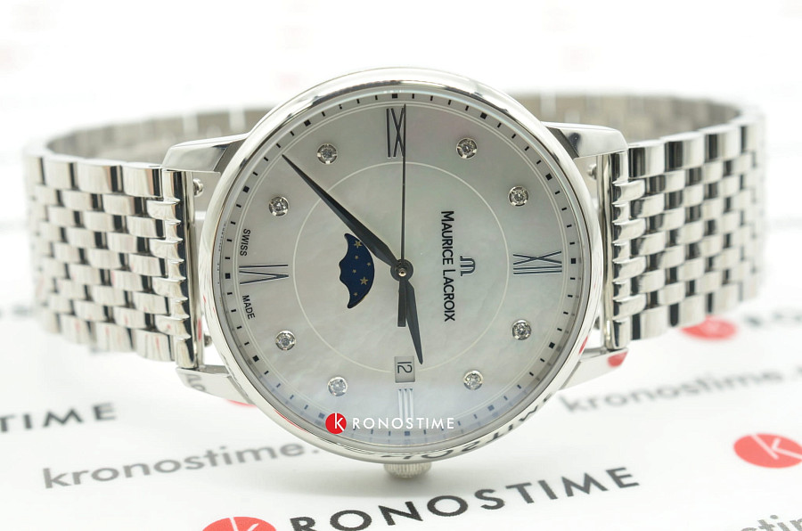 Часы Maurice Lacroix Eliros Moonphase EL1096-SS002-170-1 — нержавеющая сталь, женские