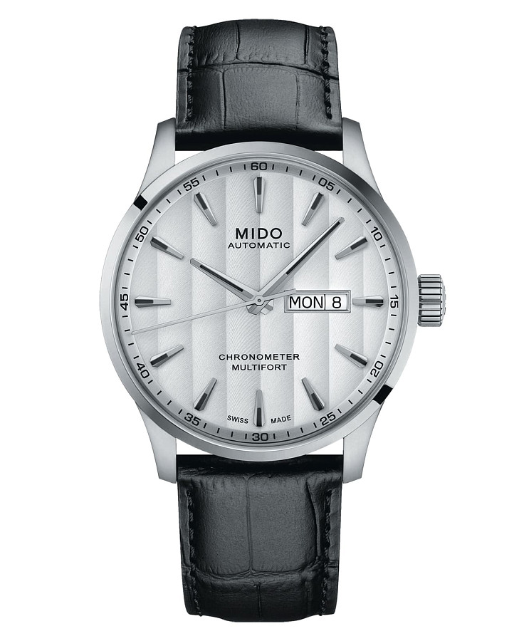 Часы Mido Multifort Chronometer 1 M038.431.16.031.00 — мужские, серебристый