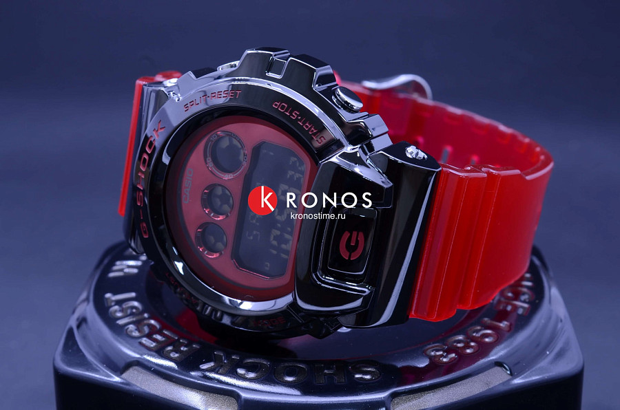 Часы Casio G-Shock GM-6900B-4ER — мужские, электронные