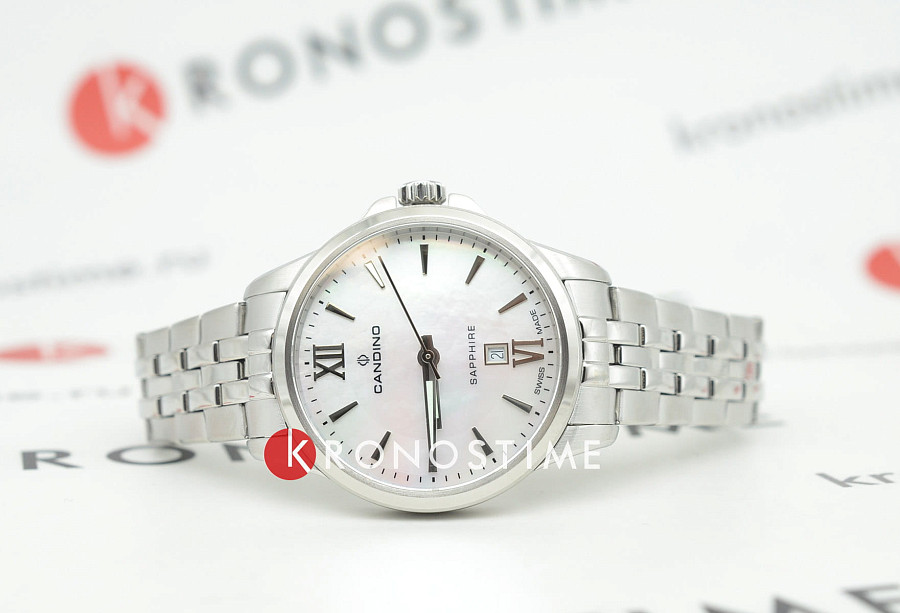 Часы Candino Lady Elegance Date C4766/6 — кварцевые, сталь