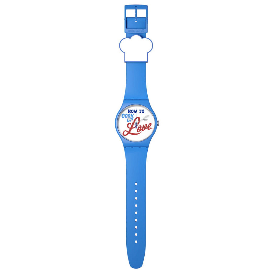 Часы Swatch New Gent SUOZ353 — кварцевые, пластик