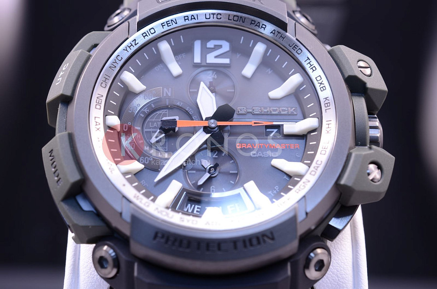 Часы Casio G-Shock GPW-2000-3A — пластик, мужские