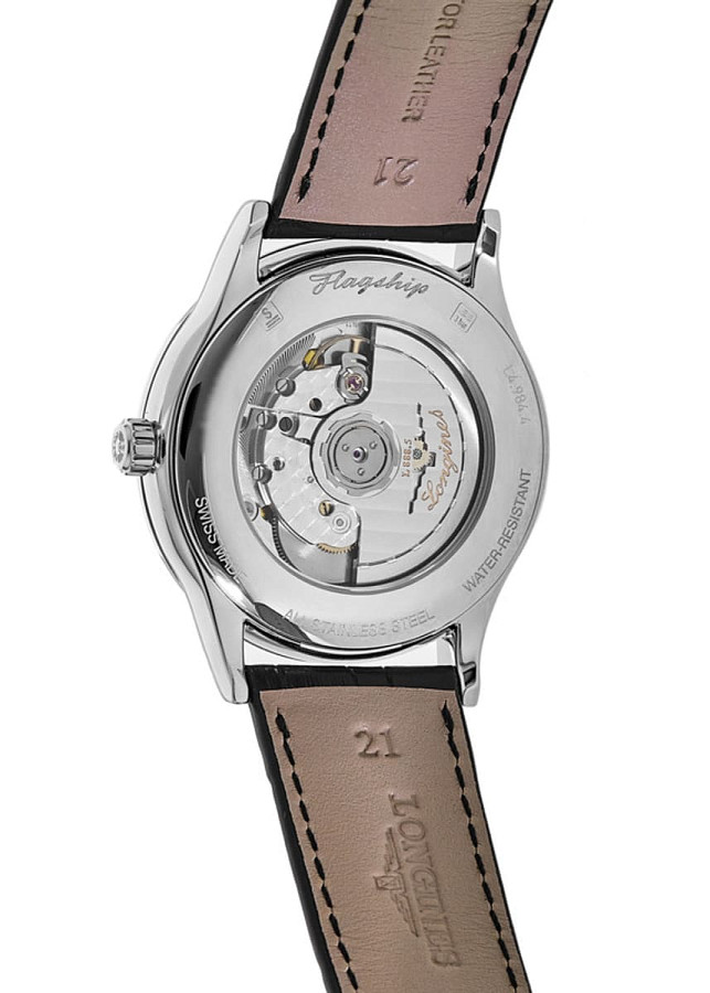 Часы Longines Flagship L4.984.4.52.2 — механические, металл сталь