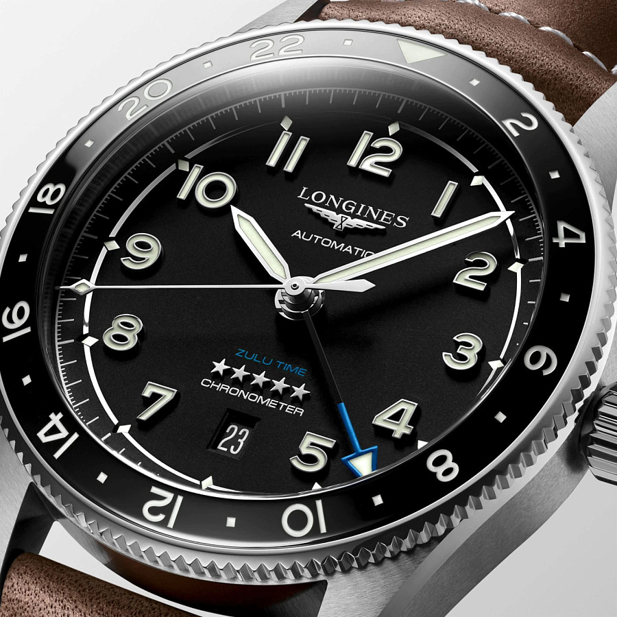 Часы Longines Spirit L3.812.4.53.2 — Швейцария, механические