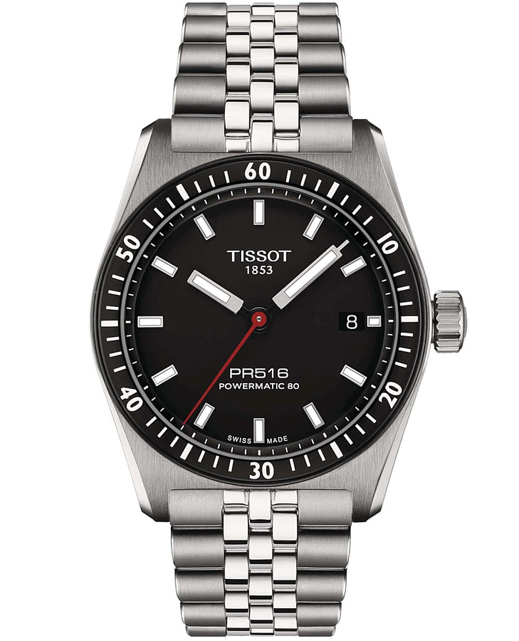 Часы Tissot Powermatic PR516 80 T149.407.11.051.00 — мужские, серебристый