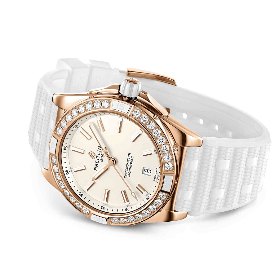 Часы Breitling Super Chronomat Automatic 38 Origins R17356531G1S1 — каучук, женские