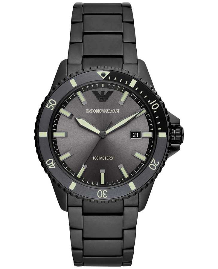 Часы Emporio Armani Renato AR11398 — мужские, черный