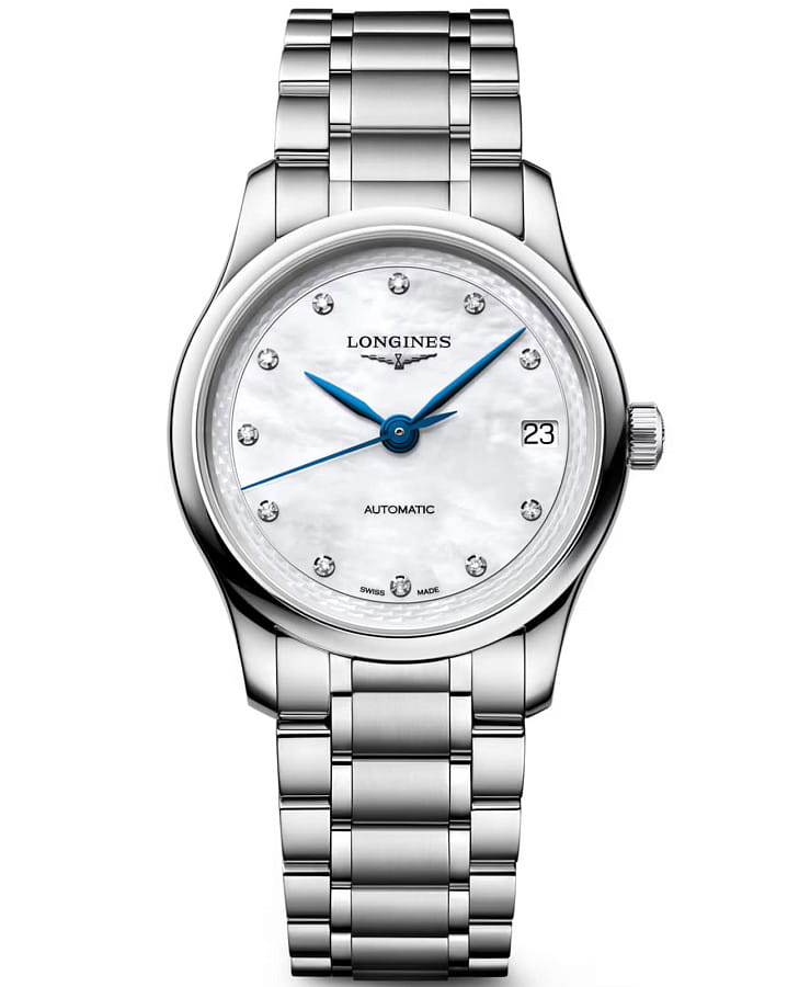 Часы Longines Master Collection L2.450.4.87.6 — женские, перламутровый