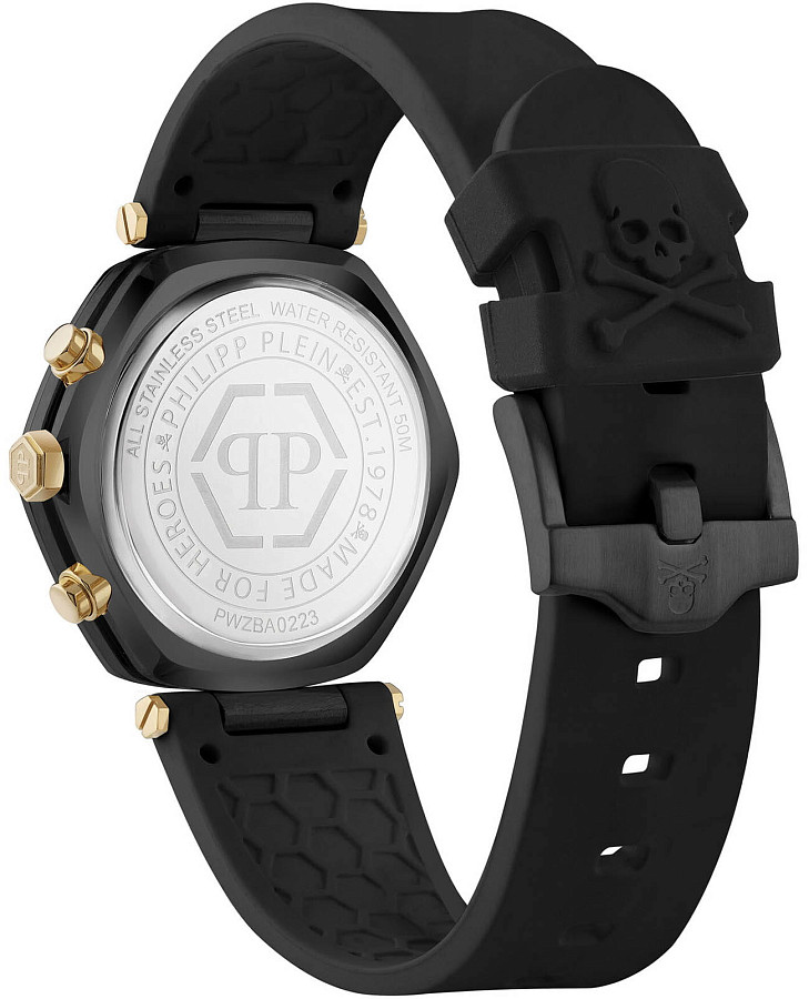 Часы Philipp Plein The Hexagon Chrono PWZBA0223 — сталь металл, Германия