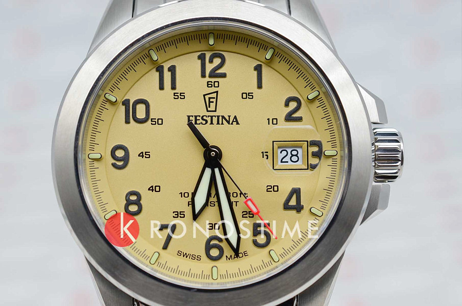Часы Festina Swiss Made F20081/1 — металл сталь, Испания