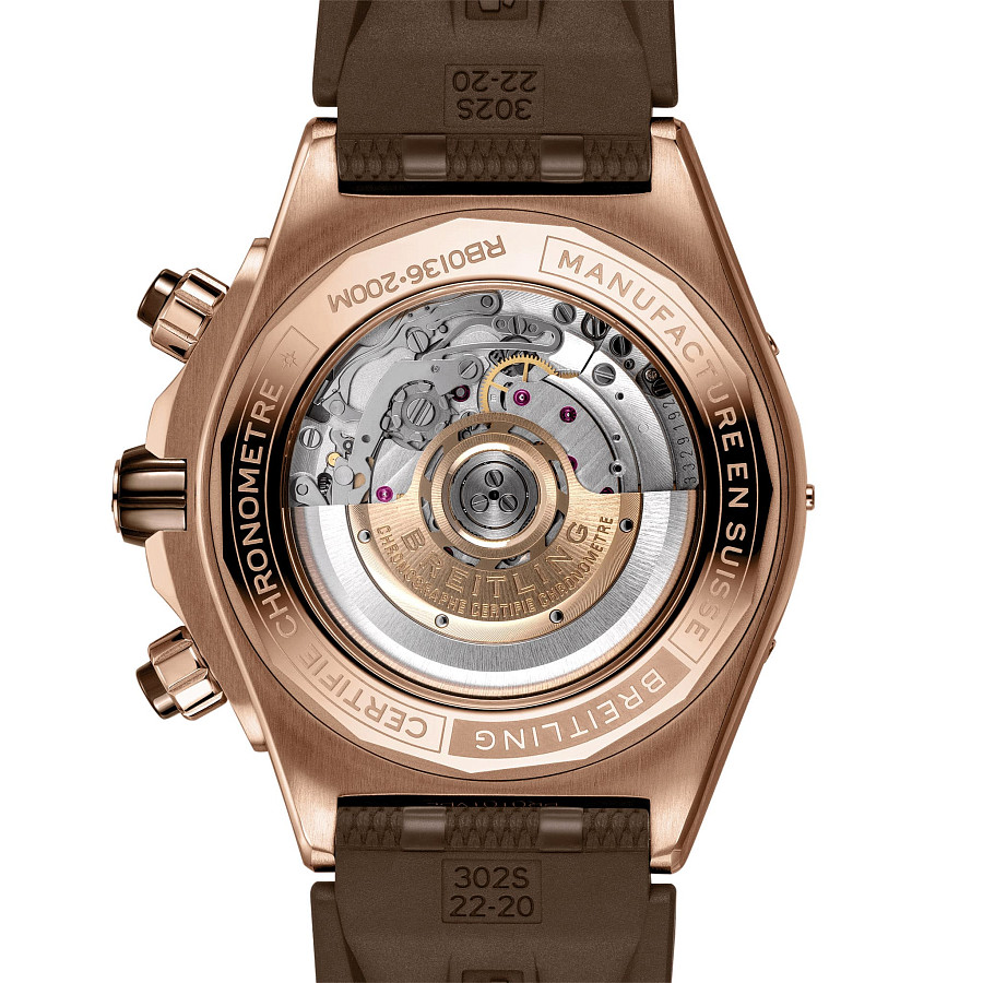Часы Breitling Super Chronomat B01 44 RB0136E31Q1S1 — каучук, мужские
