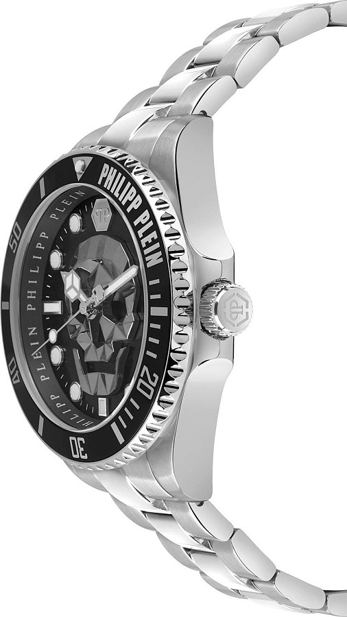 Часы Philipp Plein The Skull PWOAA0522 — нержавеющая сталь с ip-покрытием, мужские