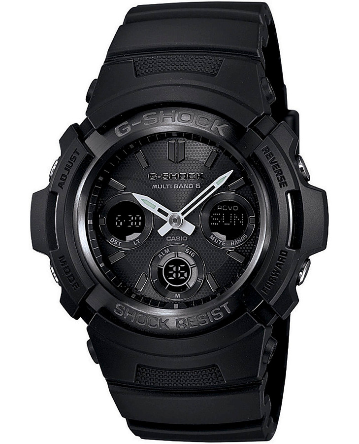 Часы Casio G-Shock AWG-M100B-1A — мужские, черный