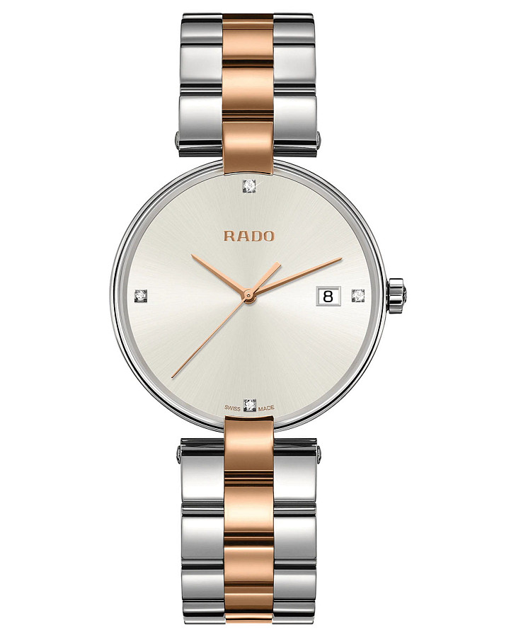 Часы Rado Coupole Diamonds R22852713 — мужские, бежевый