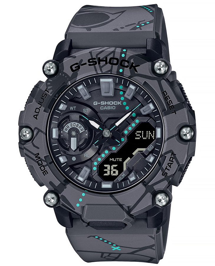 Часы Casio G-Shock GA-2200SBY-8A — мужские, черный