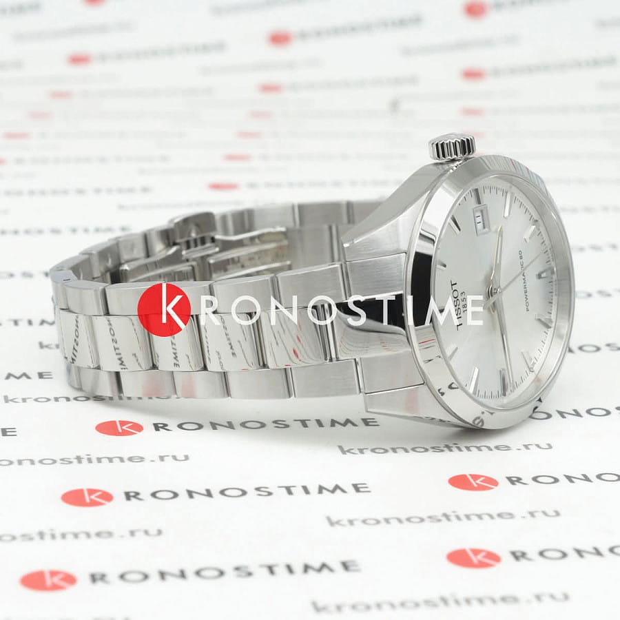 Часы Tissot Gentleman Powermatic 80 Silicium T165.807.11.031.00 — сталь металл, Швейцария
