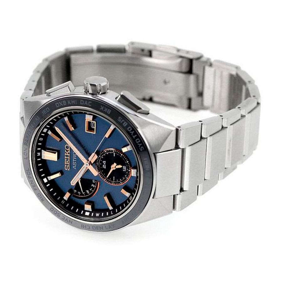 Часы Seiko Astron Nexter Solar Radio SBXY053 — титановый, мужские