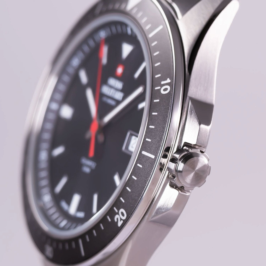 Часы Swiss Military by Chrono SM34082.03 — антрацитовый, сталь металл