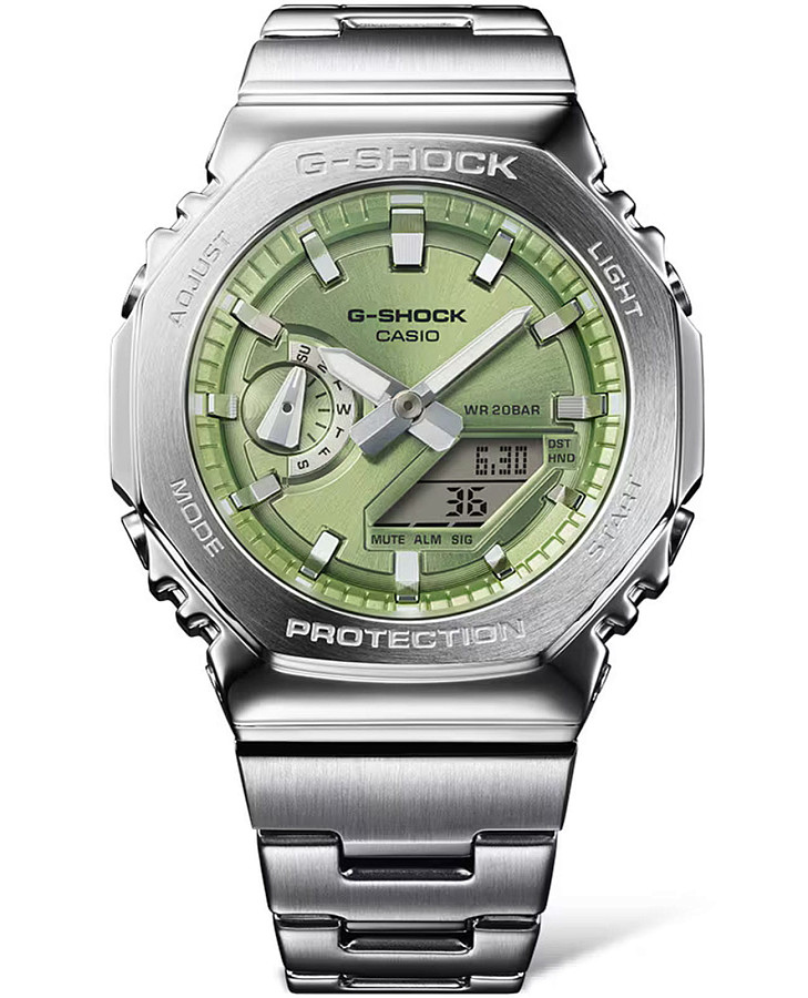 Часы Casio G-Shock GM-2110D-3A — электронные, сталь металл