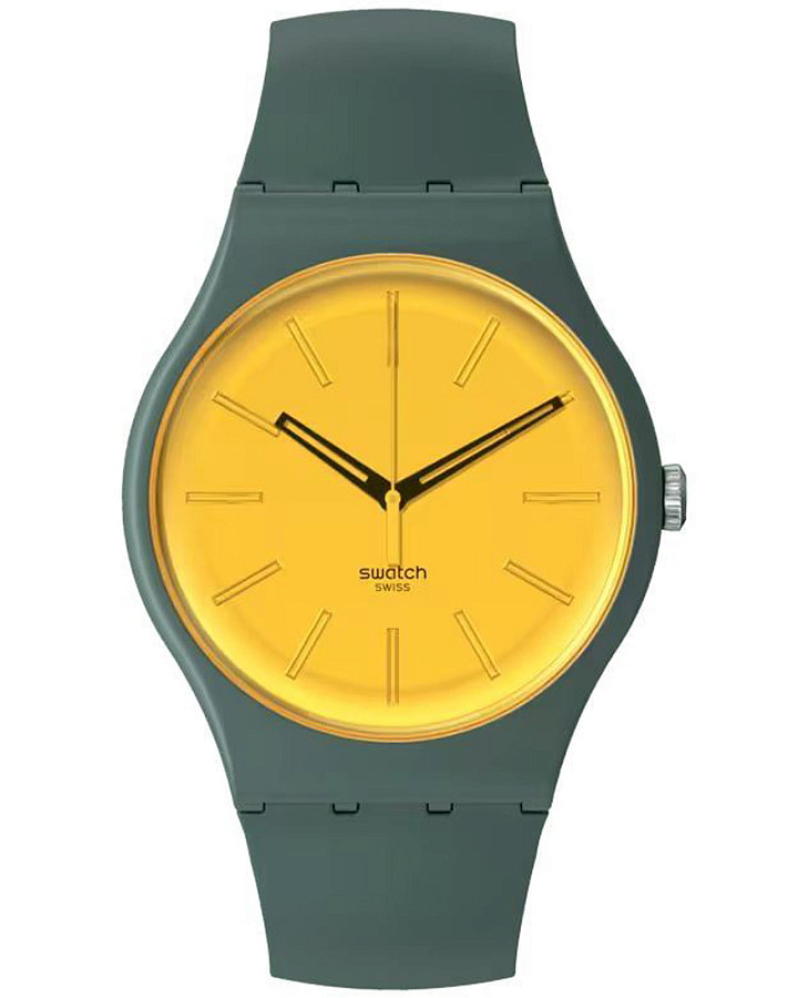 Часы Swatch New Gent Biosourced SO29G103 — женские, желтый