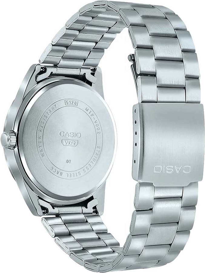 Часы Casio Collection MTP-VD02D-1EUDF (MTP-VD02D-1E) — кварцевые, металл сталь