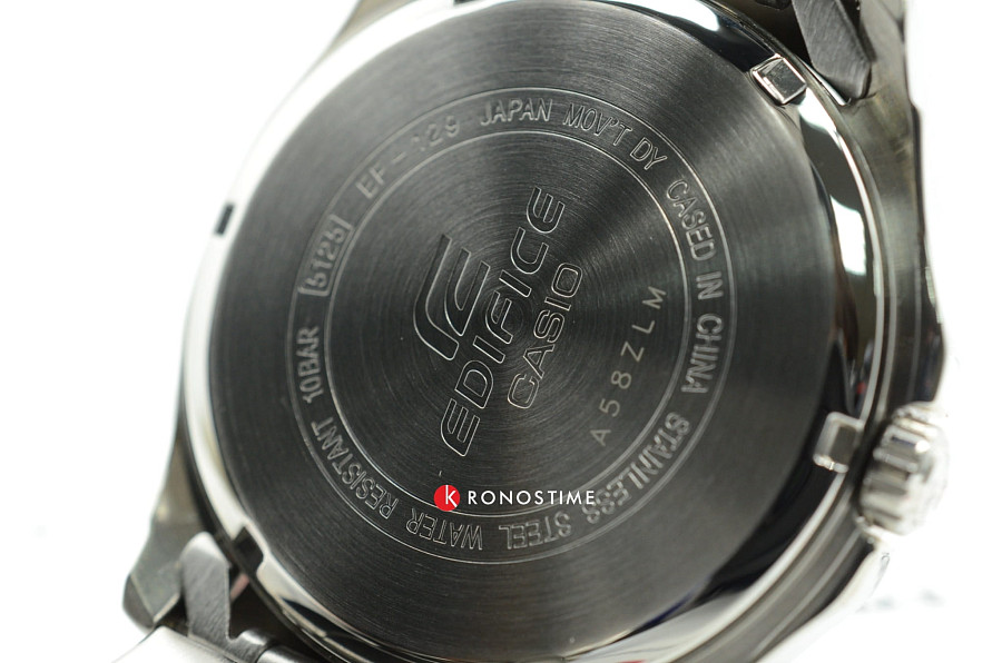 Часы Casio Edifice EF-129D-2A — мужские, серебристый