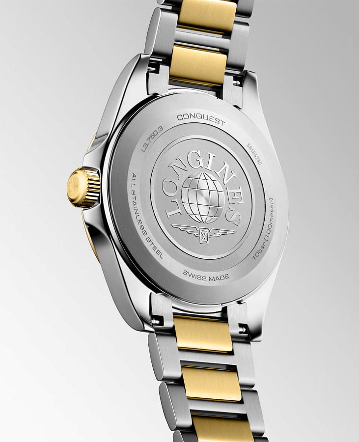 Часы Longines Conquest 38 mm L3.750.3.52.7 — кварцевые, сталь металл