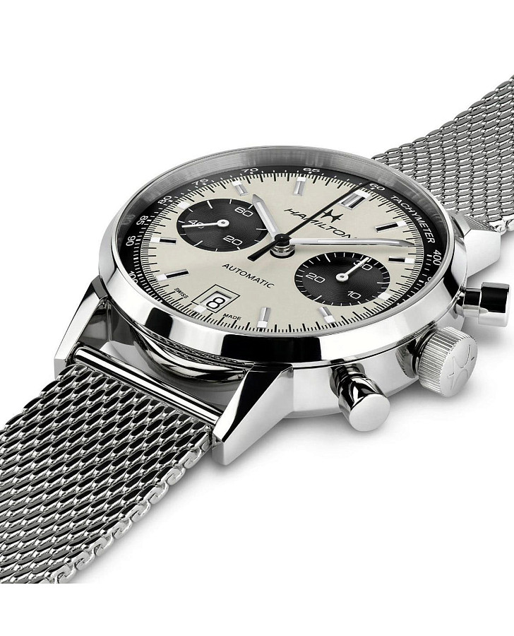 Часы Hamilton American Classic Intra-Matic Auto Chrono H38416111 — металл сталь, Швейцария