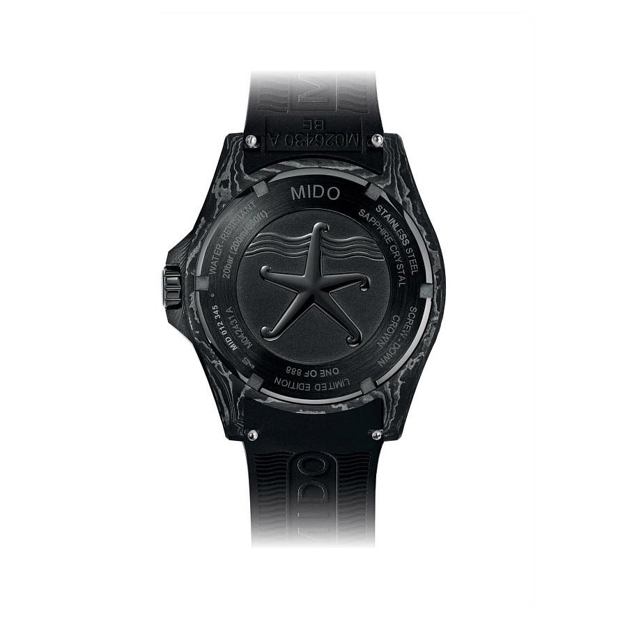 Часы Mido Ocean Star 200C Carbon Limited Edition M042.431.77.081.00 — тканевый, мужские