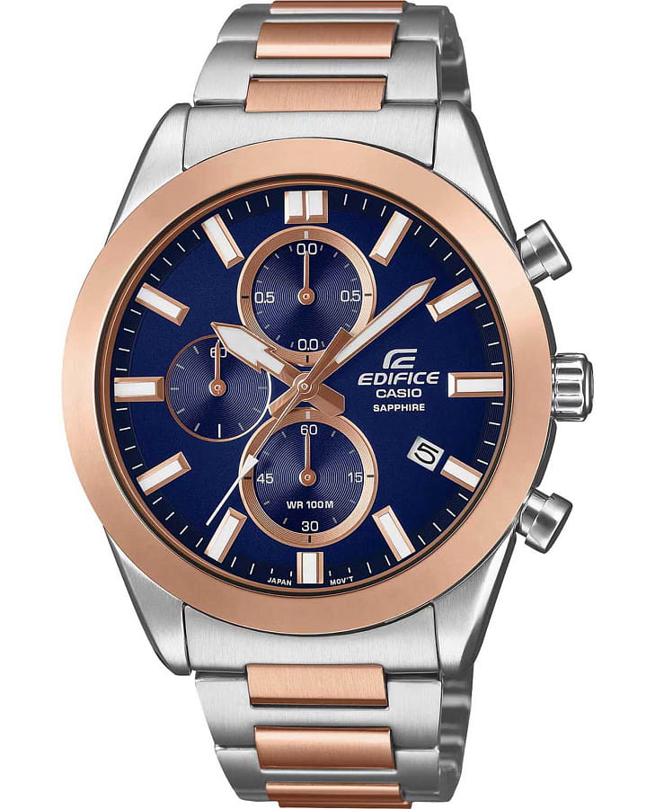 Часы Casio Edifice EFB-710SG-2A — мужские, синий